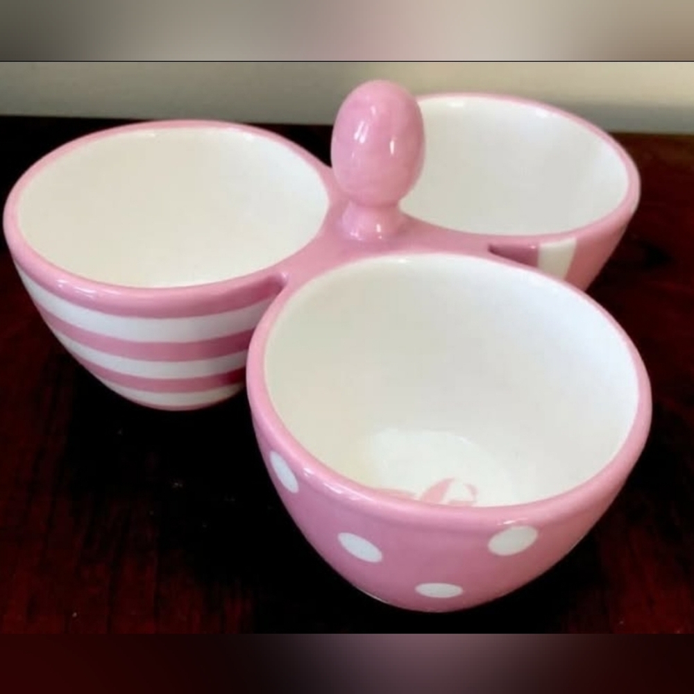 Breast Cancer Pampered Chef Simple Additions Pink Trio Snack Bowls